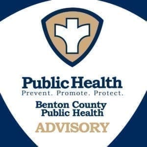 Graphic with the Benton County Public Health logo