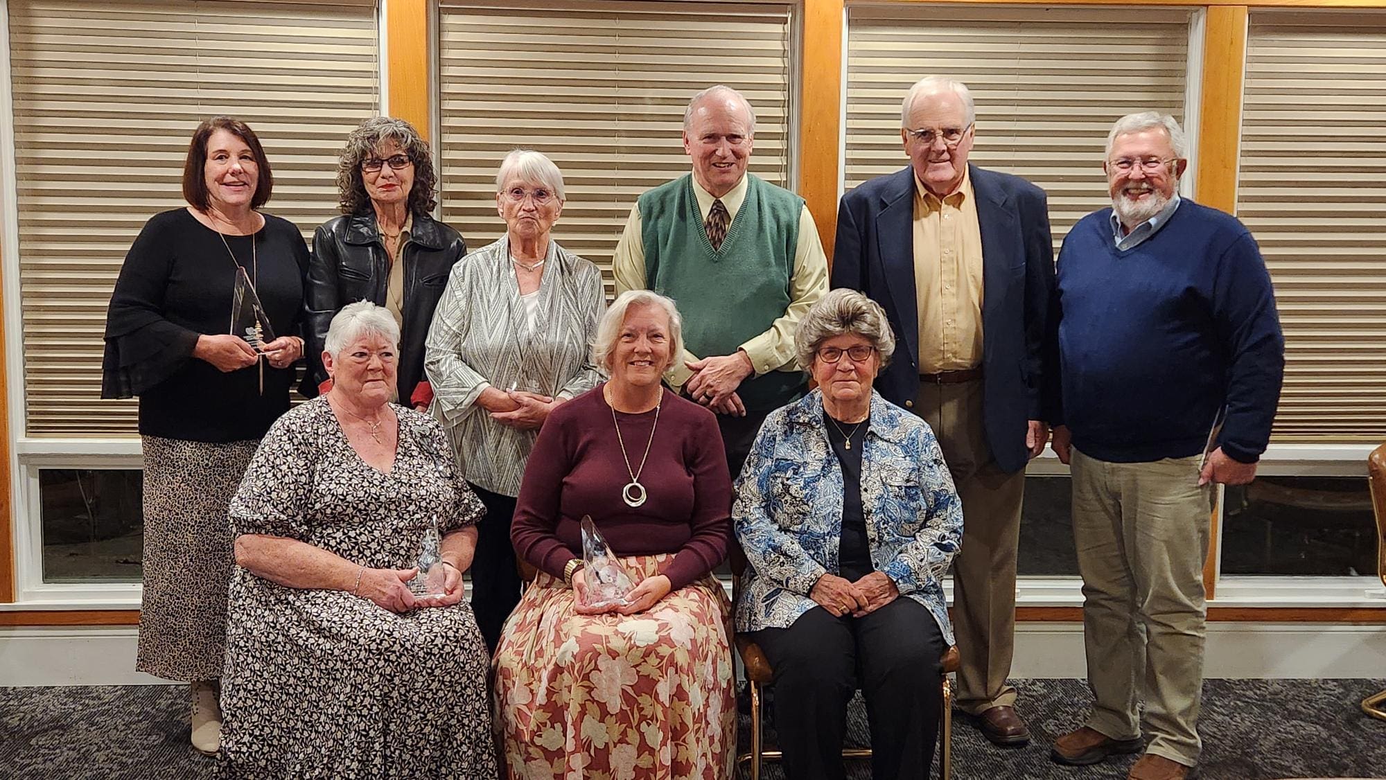 Group photo of Virginia Gay Hospital board members