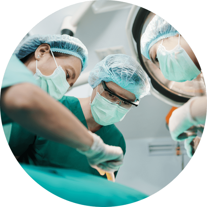 general-surgery Surgeons looking at patient in surgery